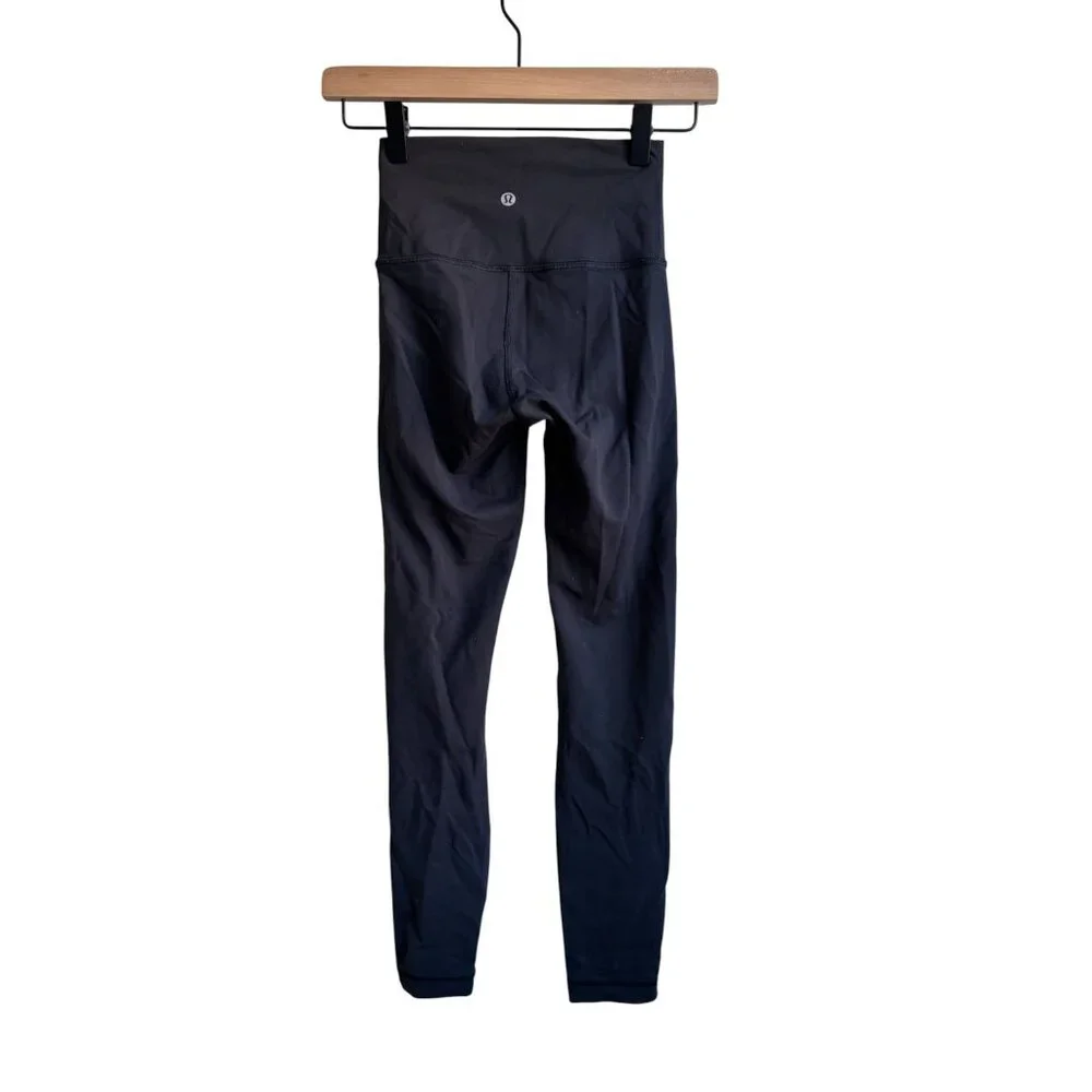 Like New, Lululemon Wunder Train Leggings 23" Inseam Size 2 High Waisted - Picture 3 of 9
